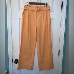 NWT Loft Peyton Trouser Wide Leg Cotton Linen Pants